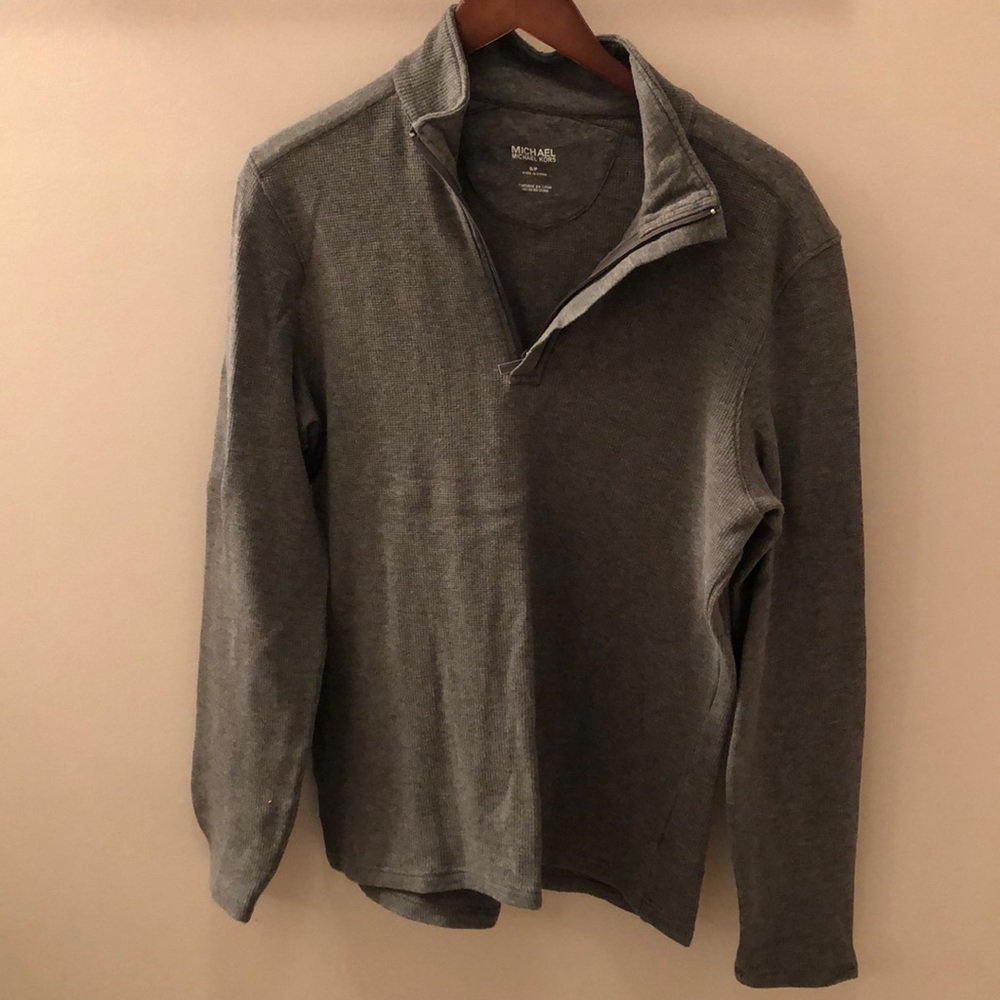 Michael kors men’s half zip sweater